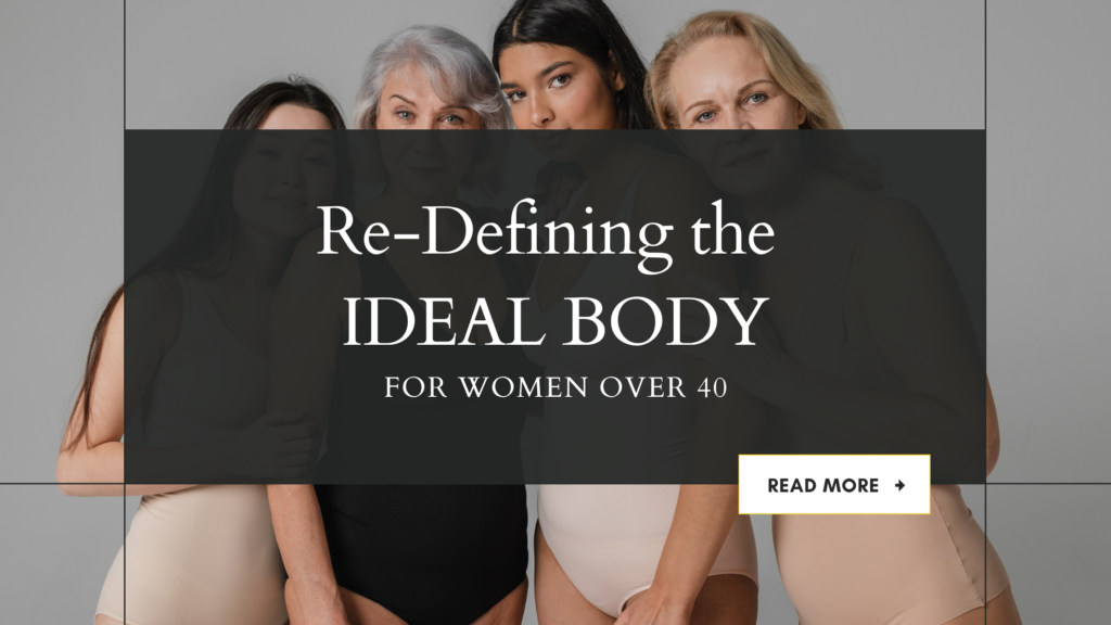 Four diverse women over 40 embracing body confidence and aging naturally, representing a new definition of the ideal body beyond diet culture.