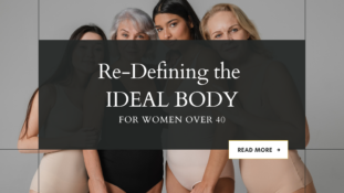 Four diverse women over 40 embracing body confidence and aging naturally, representing a new definition of the ideal body beyond diet culture.